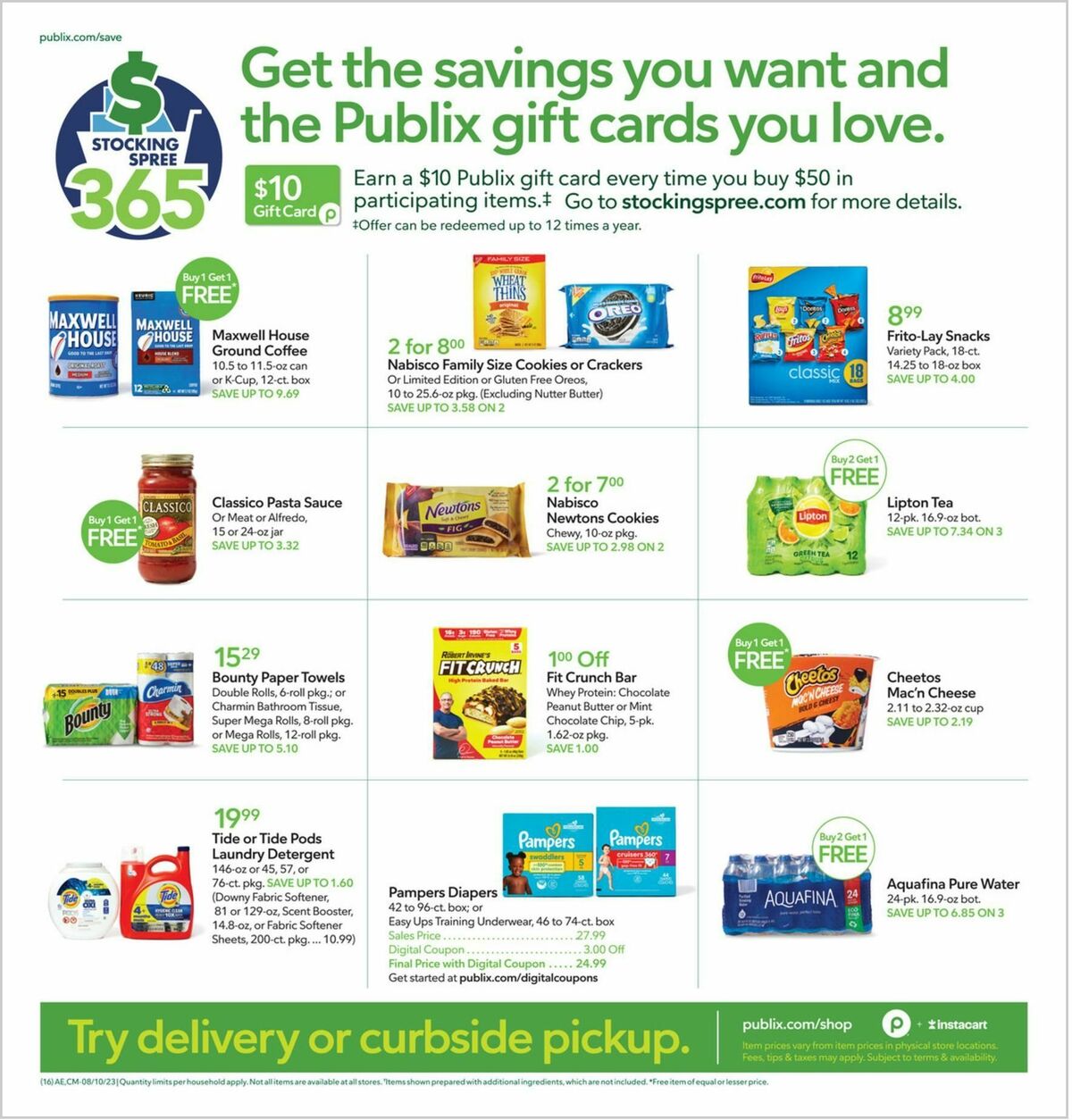 Publix Weekly Ad from August 9