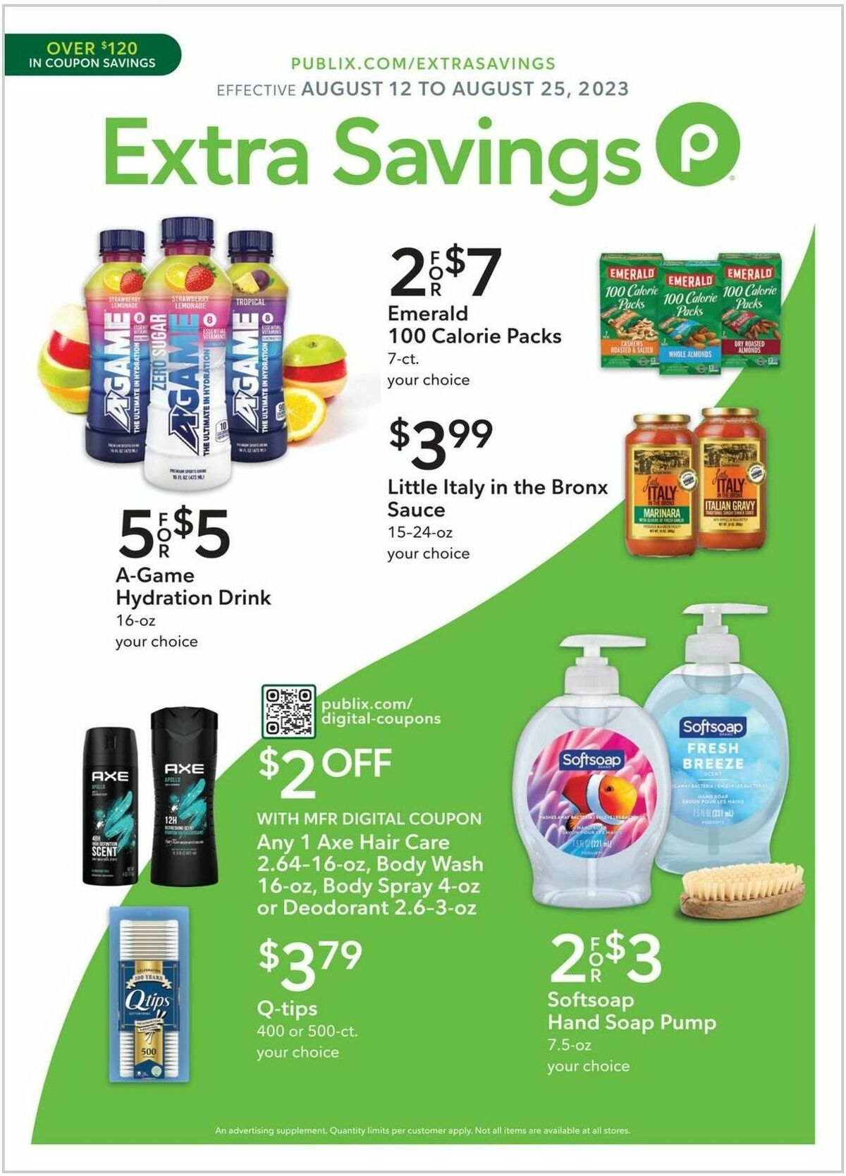 Publix Extra Savings Weekly Ad from August 12
