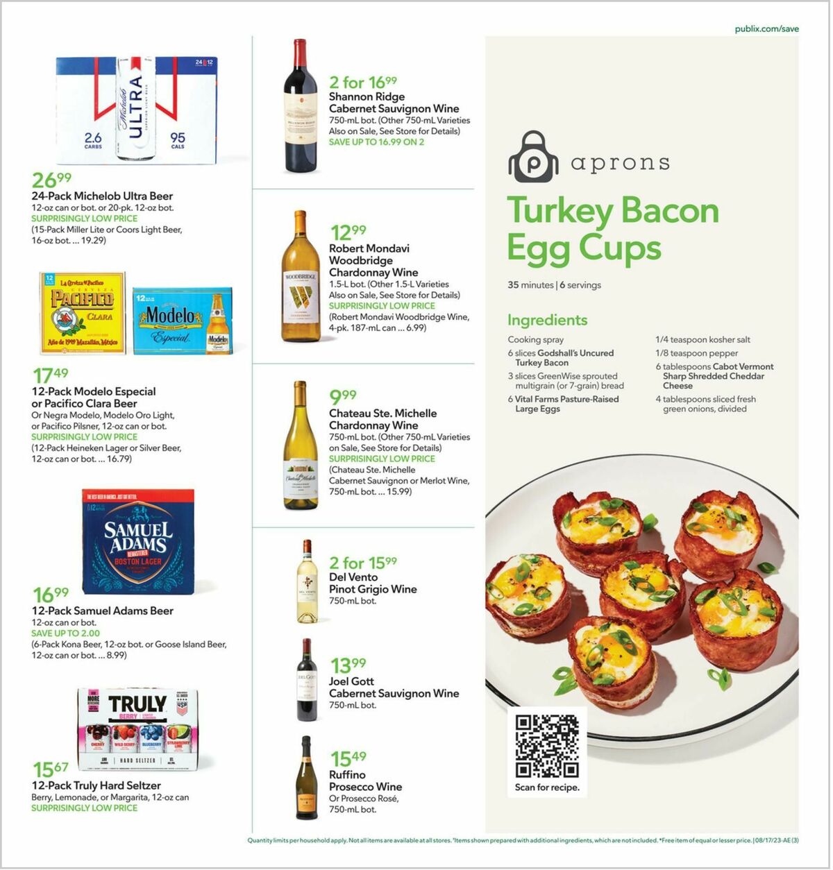 Publix Weekly Ad from August 16