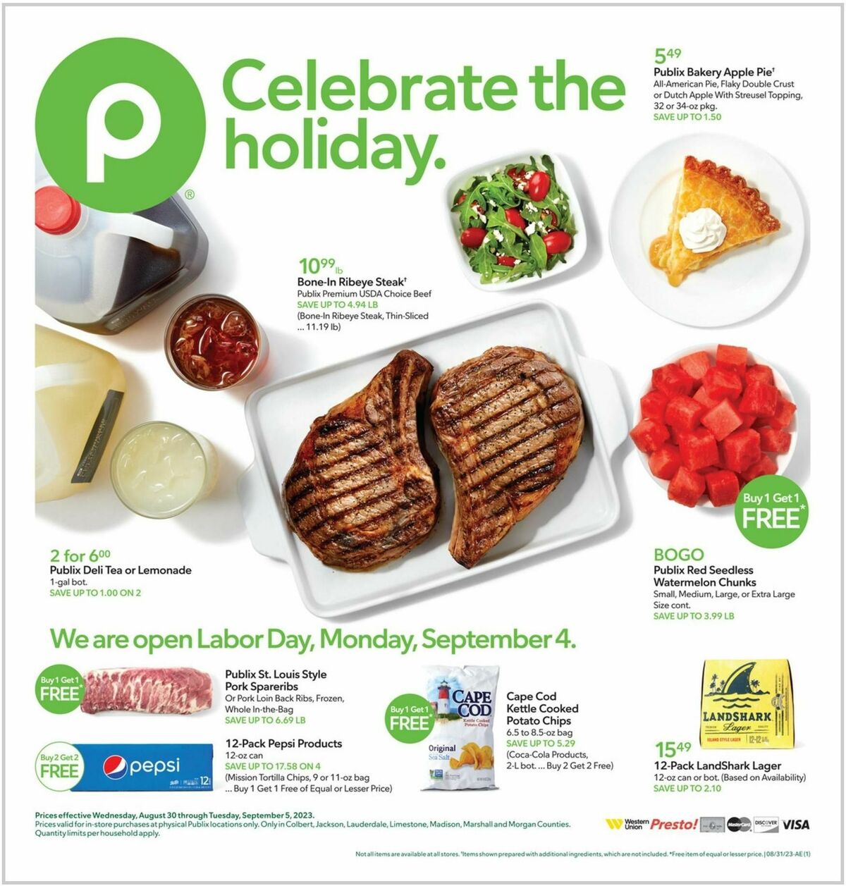 Publix Weekly Ad from August 30