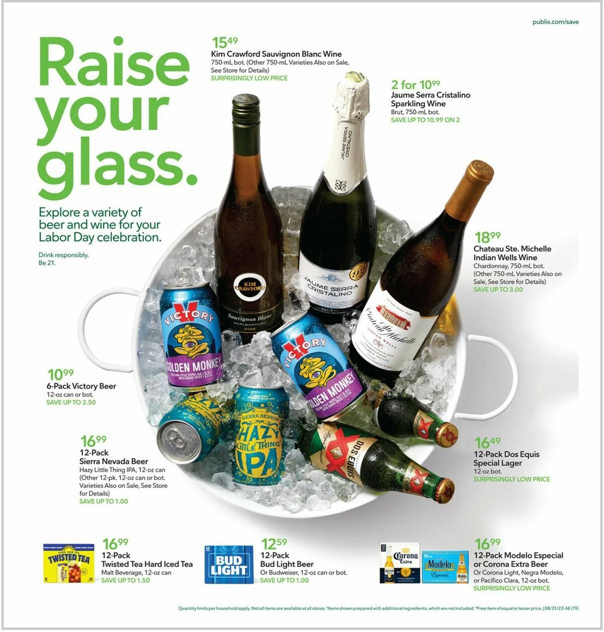 Publix Weekly Ad from August 30