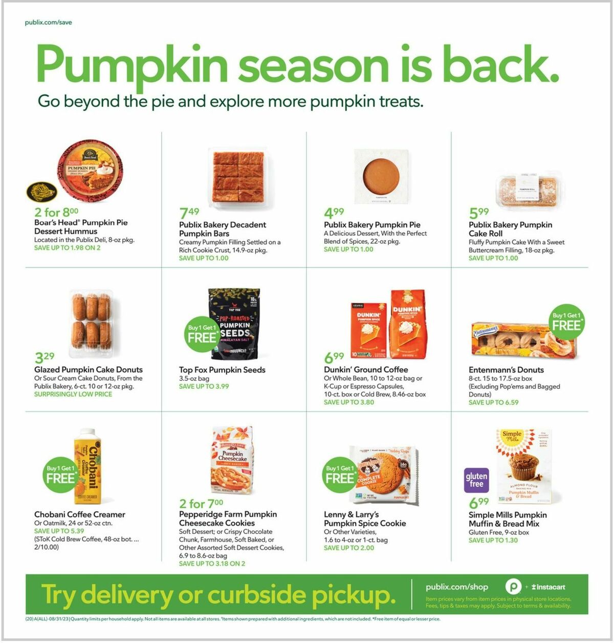 Publix Weekly Ad from August 30