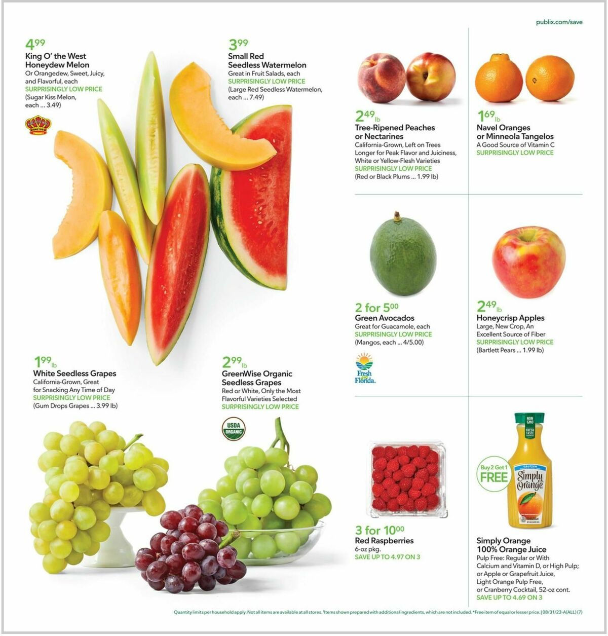 Publix Weekly Ad from August 30