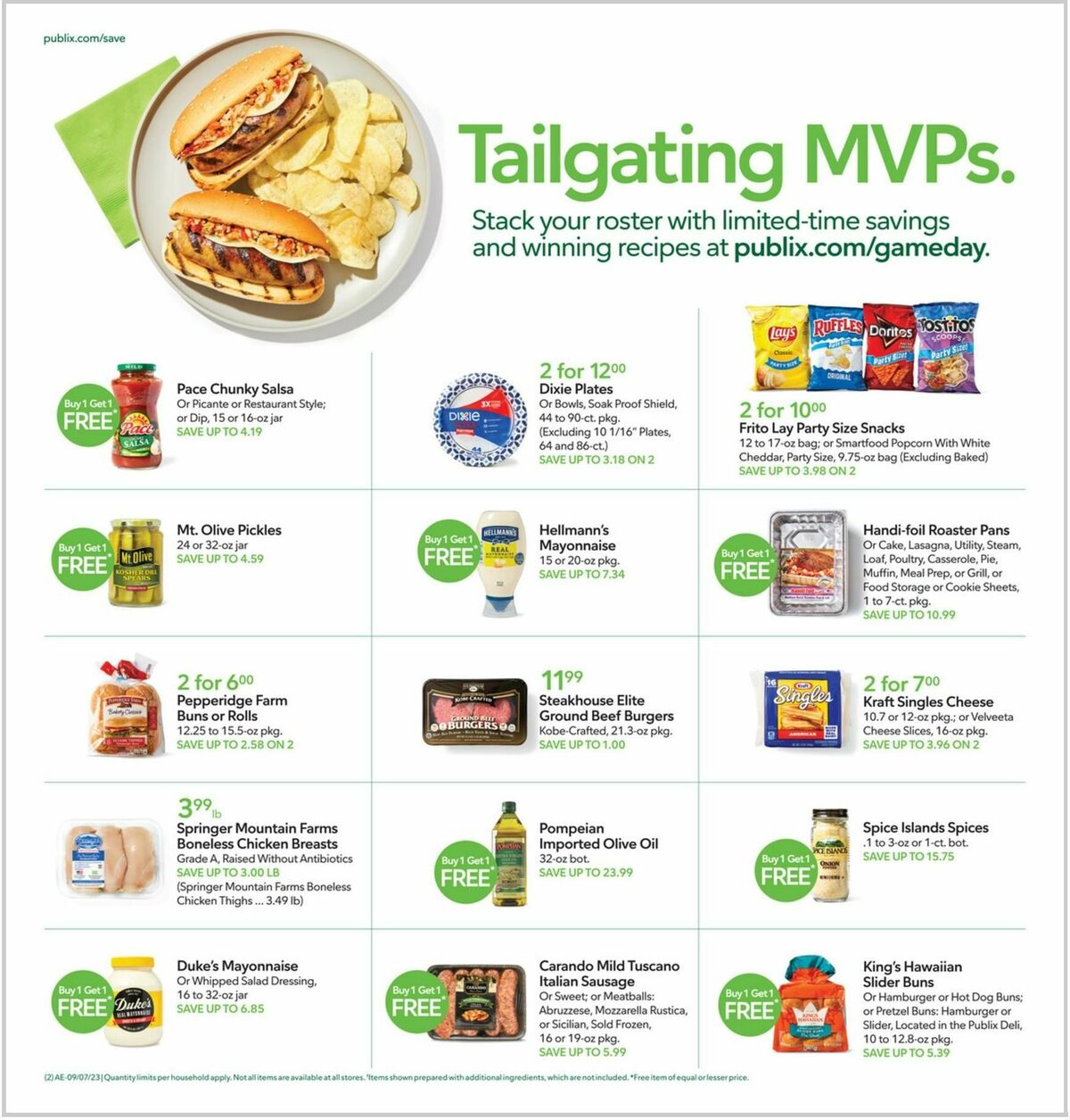 Publix Weekly Ad from September 6
