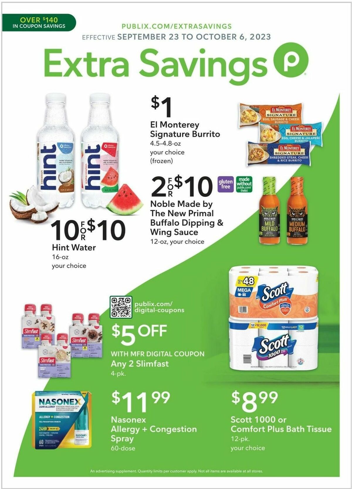 Publix Extra Savings Weekly Ad from September 23