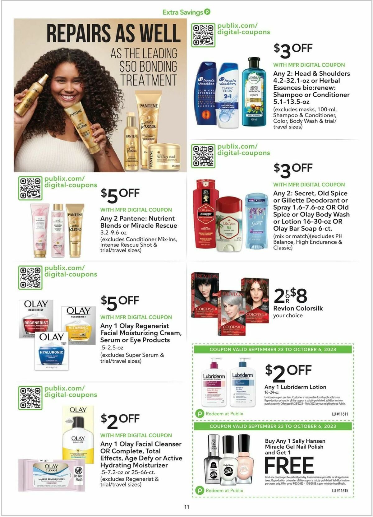 Publix Extra Savings Weekly Ad from September 23