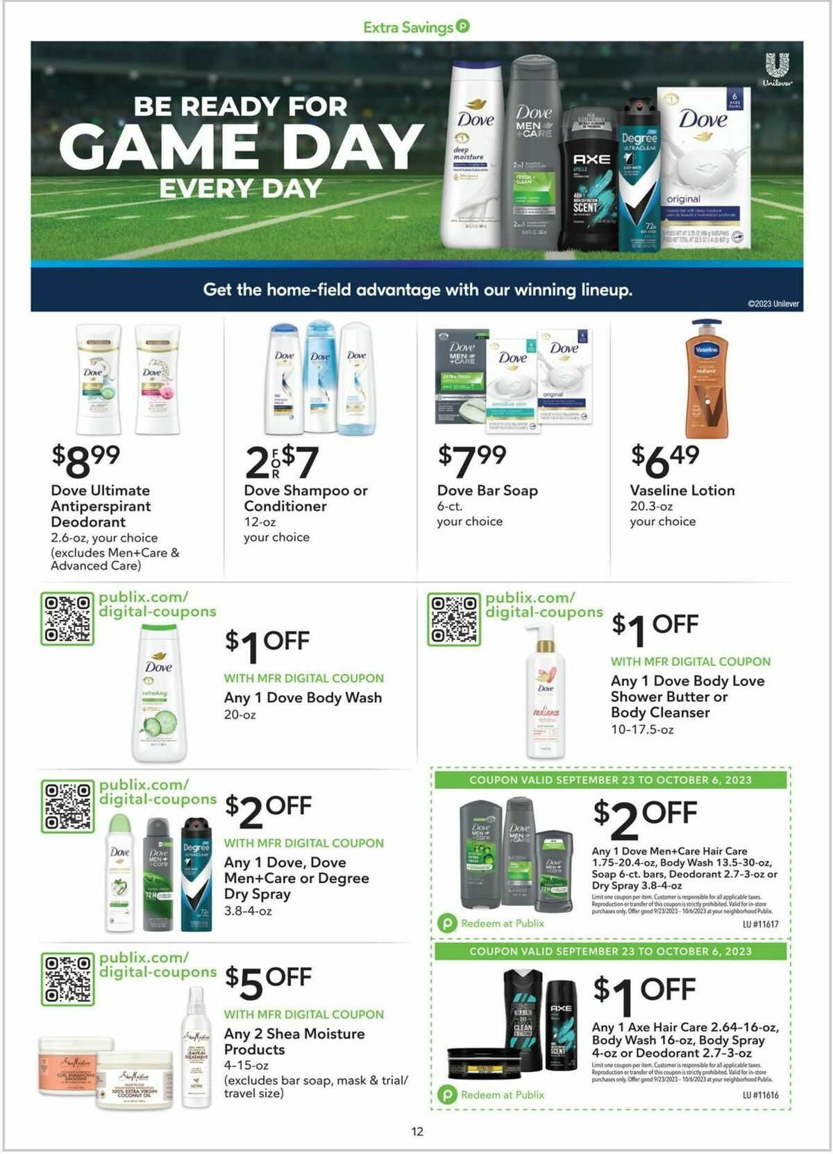Publix Extra Savings Weekly Ad from September 23