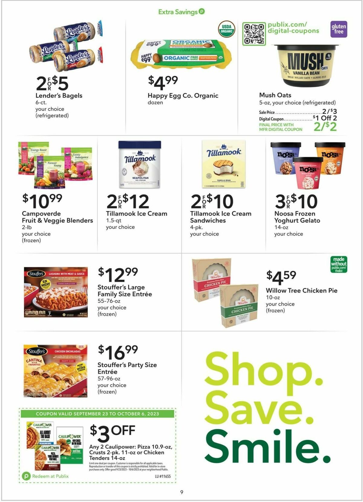 Publix Extra Savings Weekly Ad from September 23