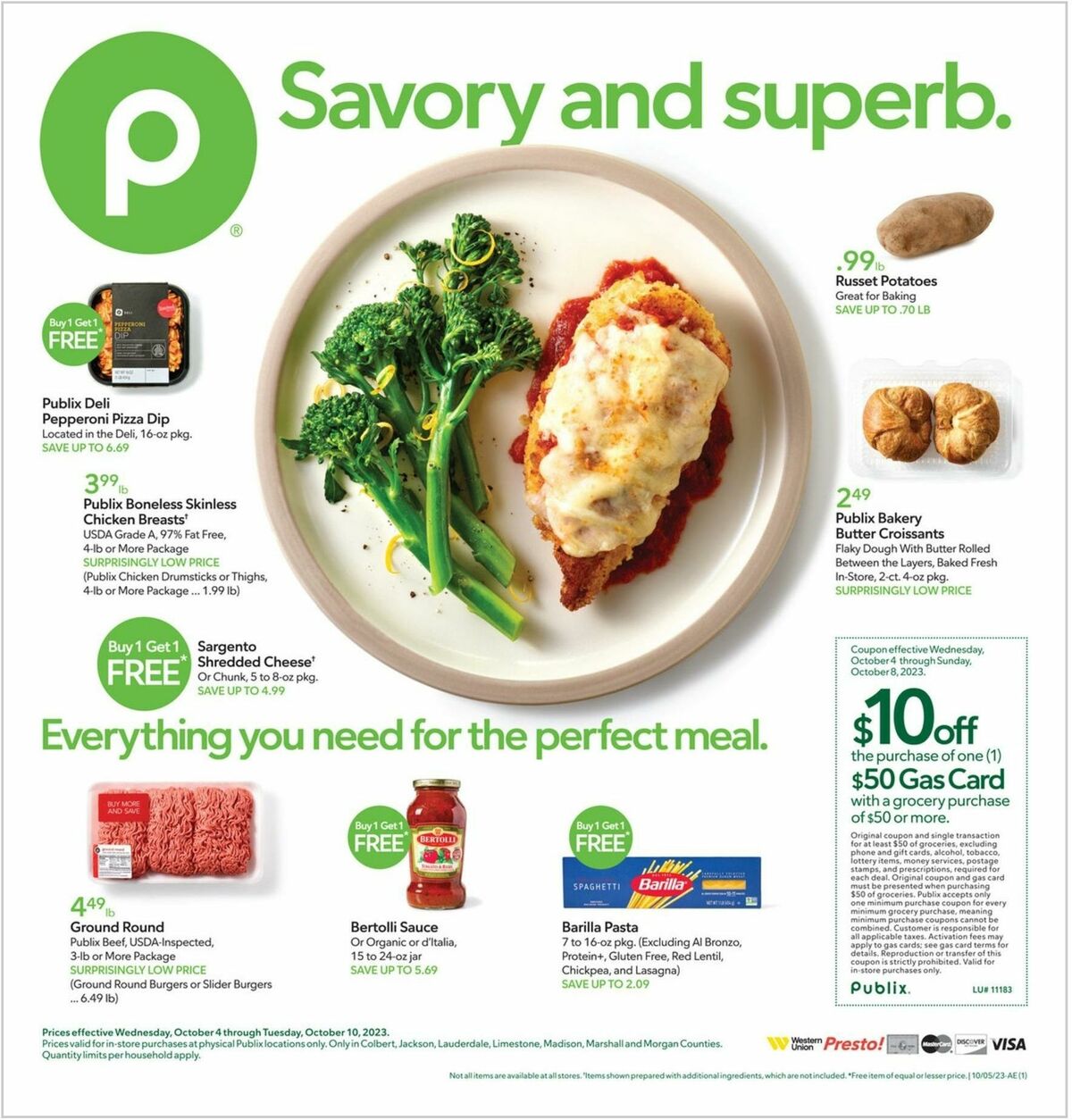 Publix Weekly Ad from October 4
