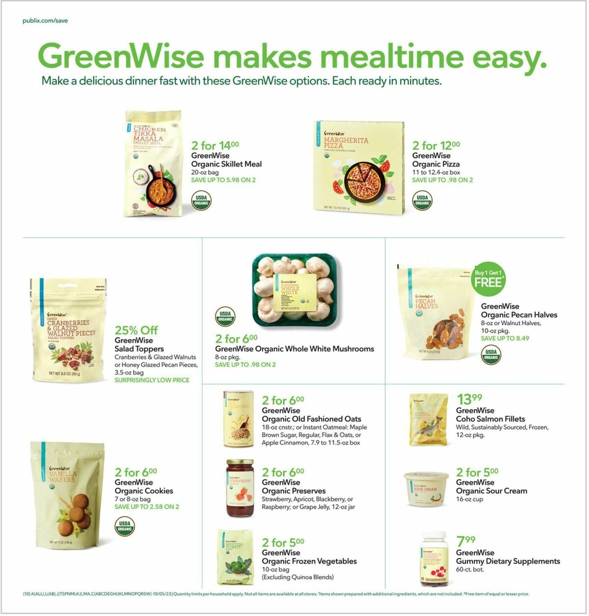 Publix Weekly Ad from October 4