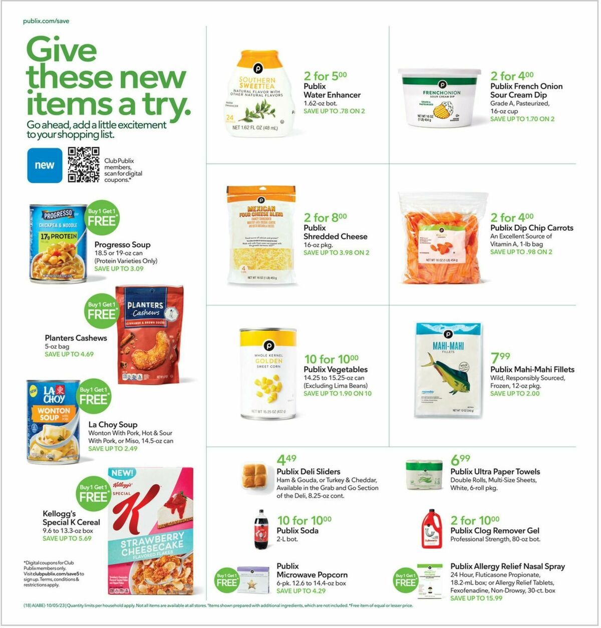 Publix Weekly Ad from October 4