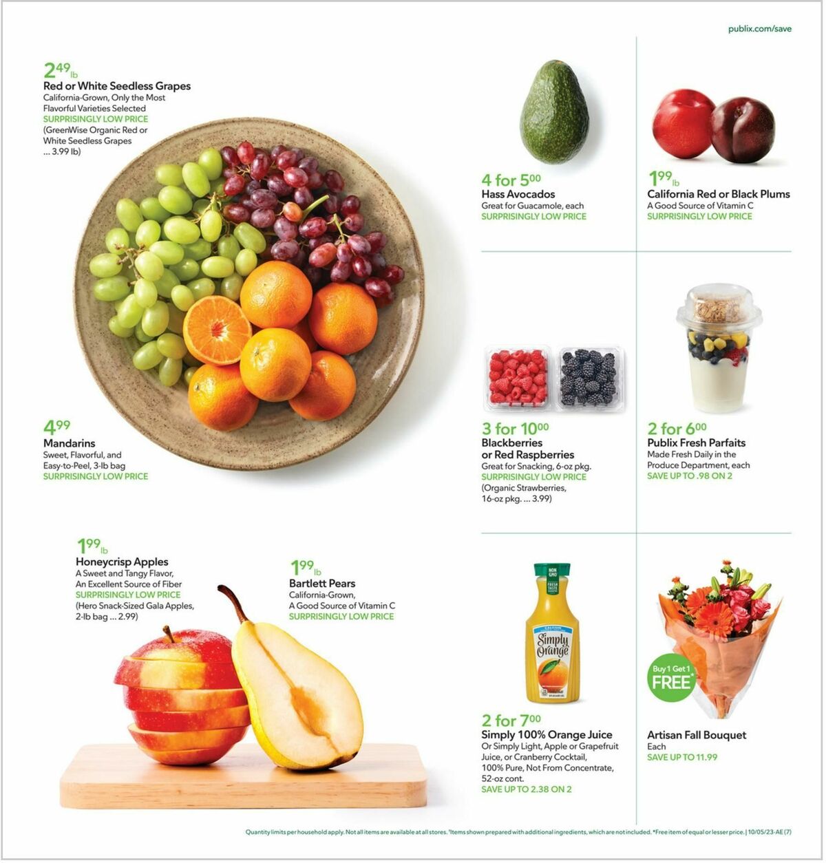 Publix Weekly Ad from October 4