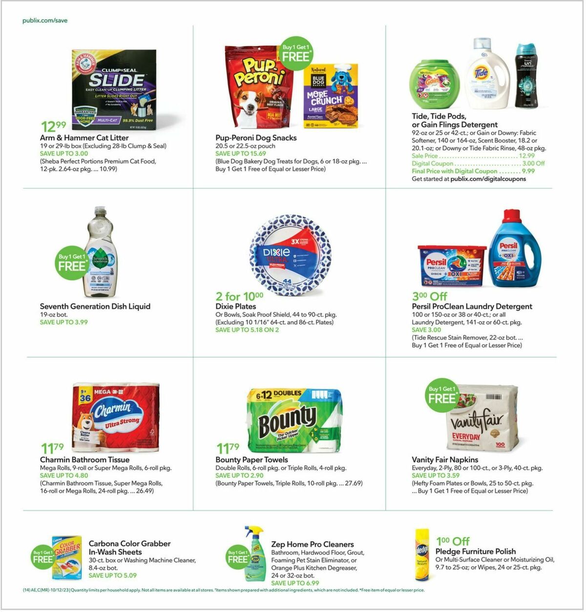 Publix Weekly Ad from October 11