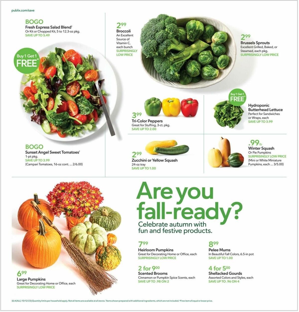 Publix Weekly Ad from October 11
