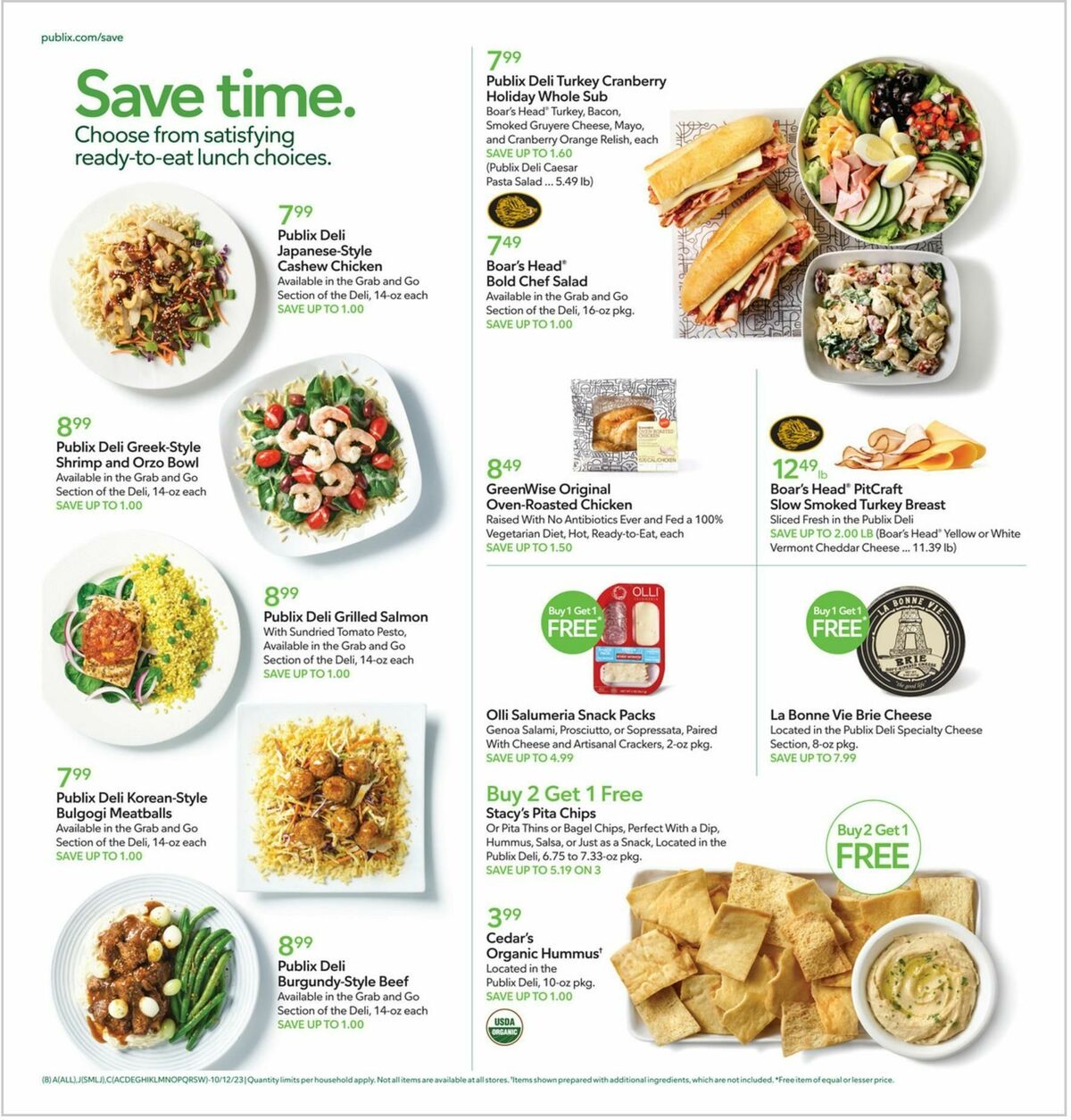 Publix Weekly Ad from October 11