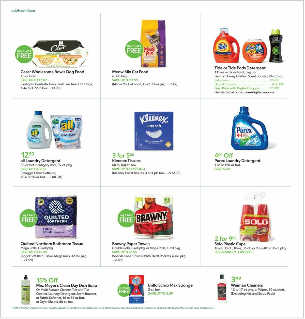 Publix Weekly Ad from October 18