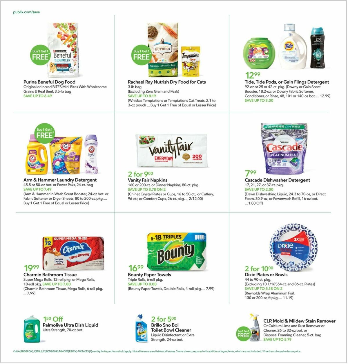 Publix Weekly Ad from October 25