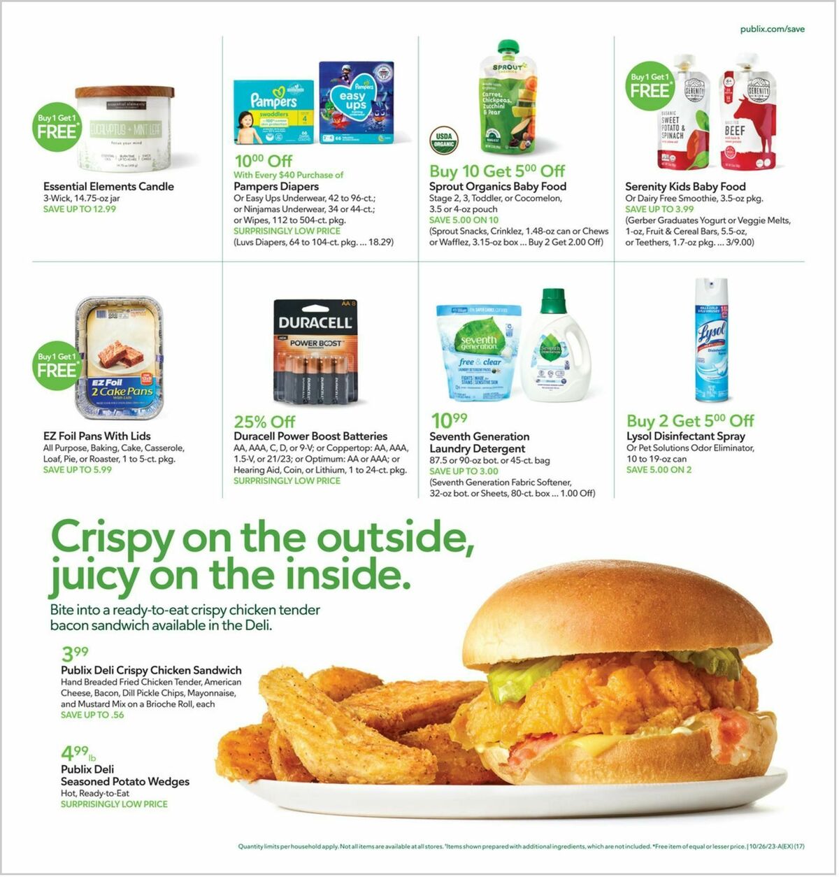 Publix Weekly Ad from October 25