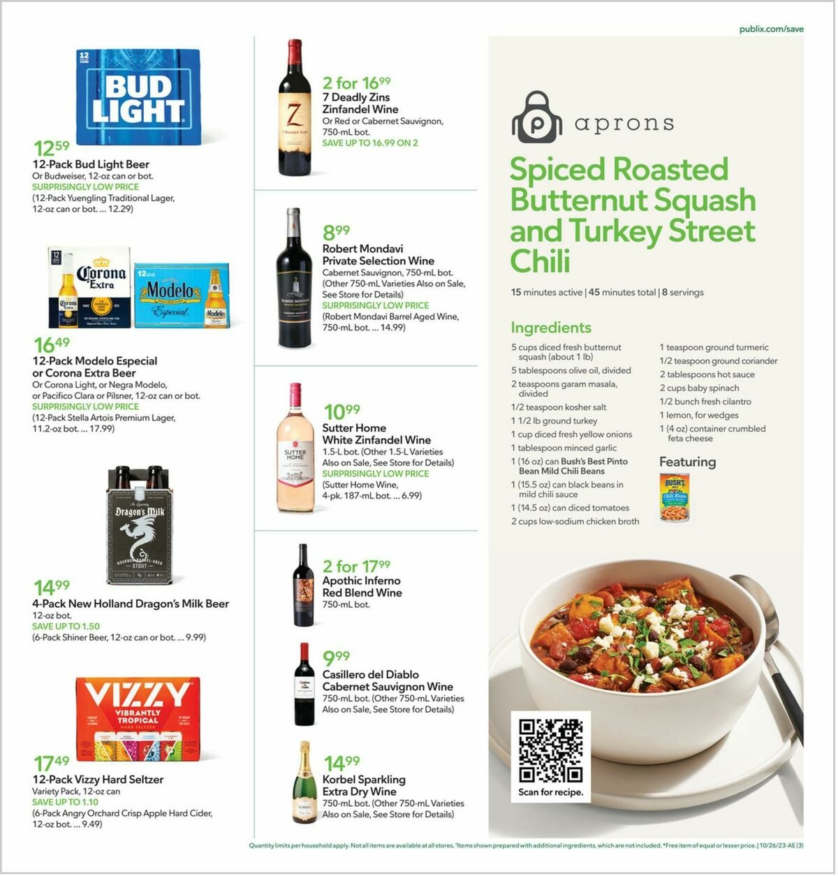 Publix Weekly Ad from October 25