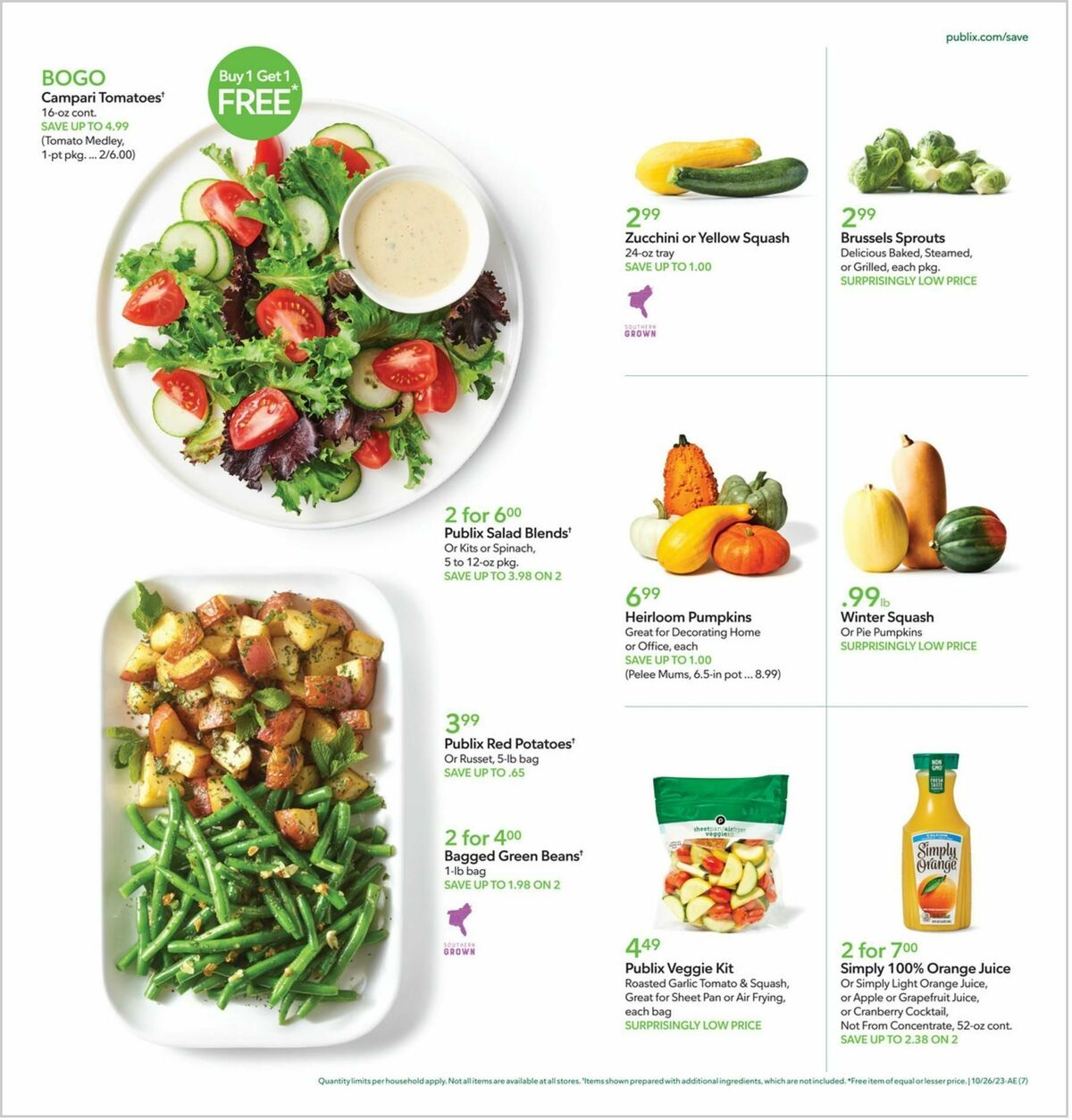 Publix Weekly Ad from October 25