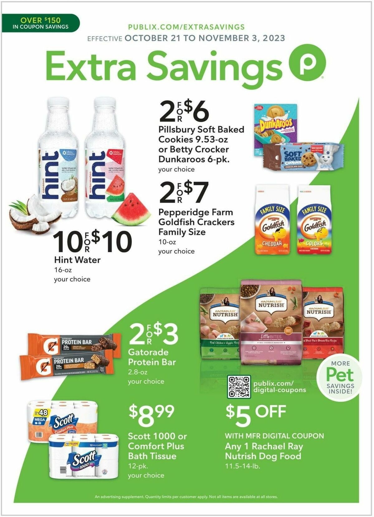Publix Extra Savings Weekly Ad from October 21