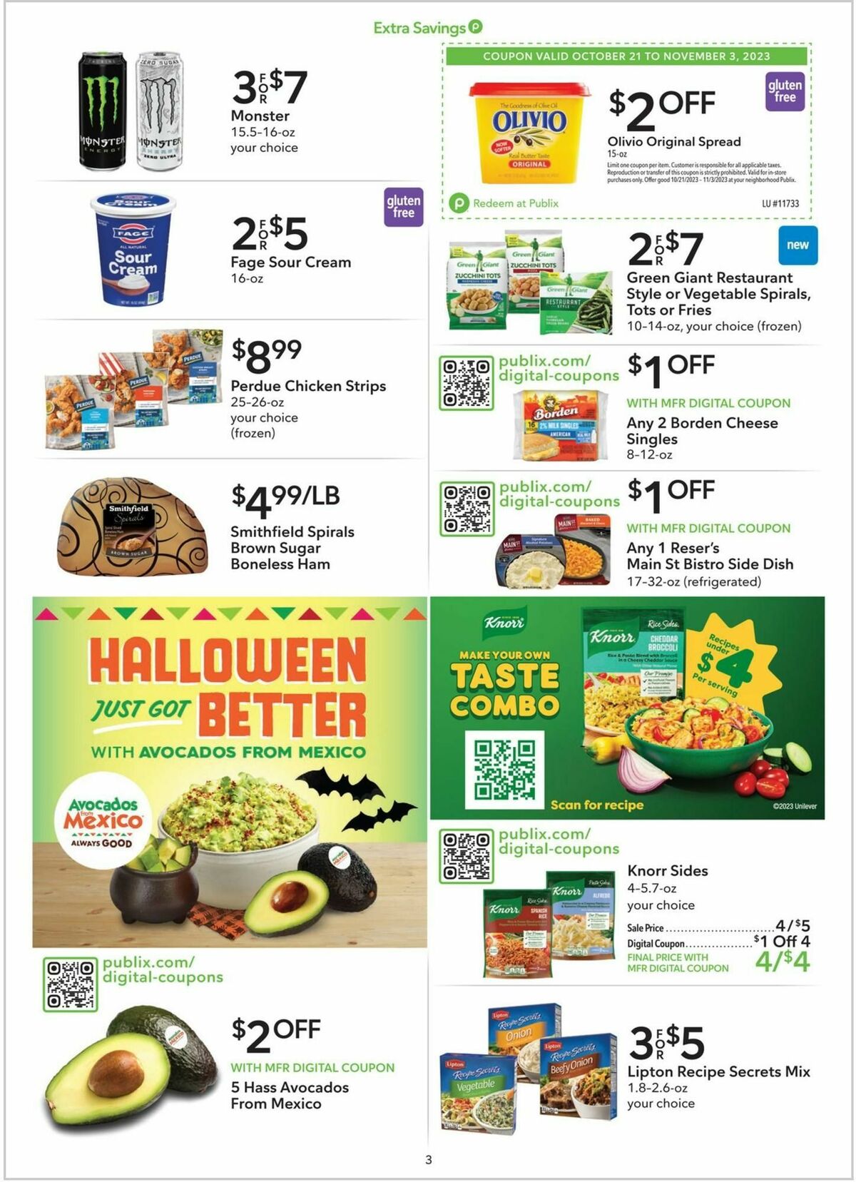 Publix Extra Savings Weekly Ad from October 21