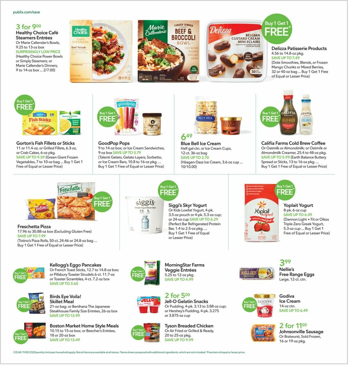 Publix Weekly Ad from November 1
