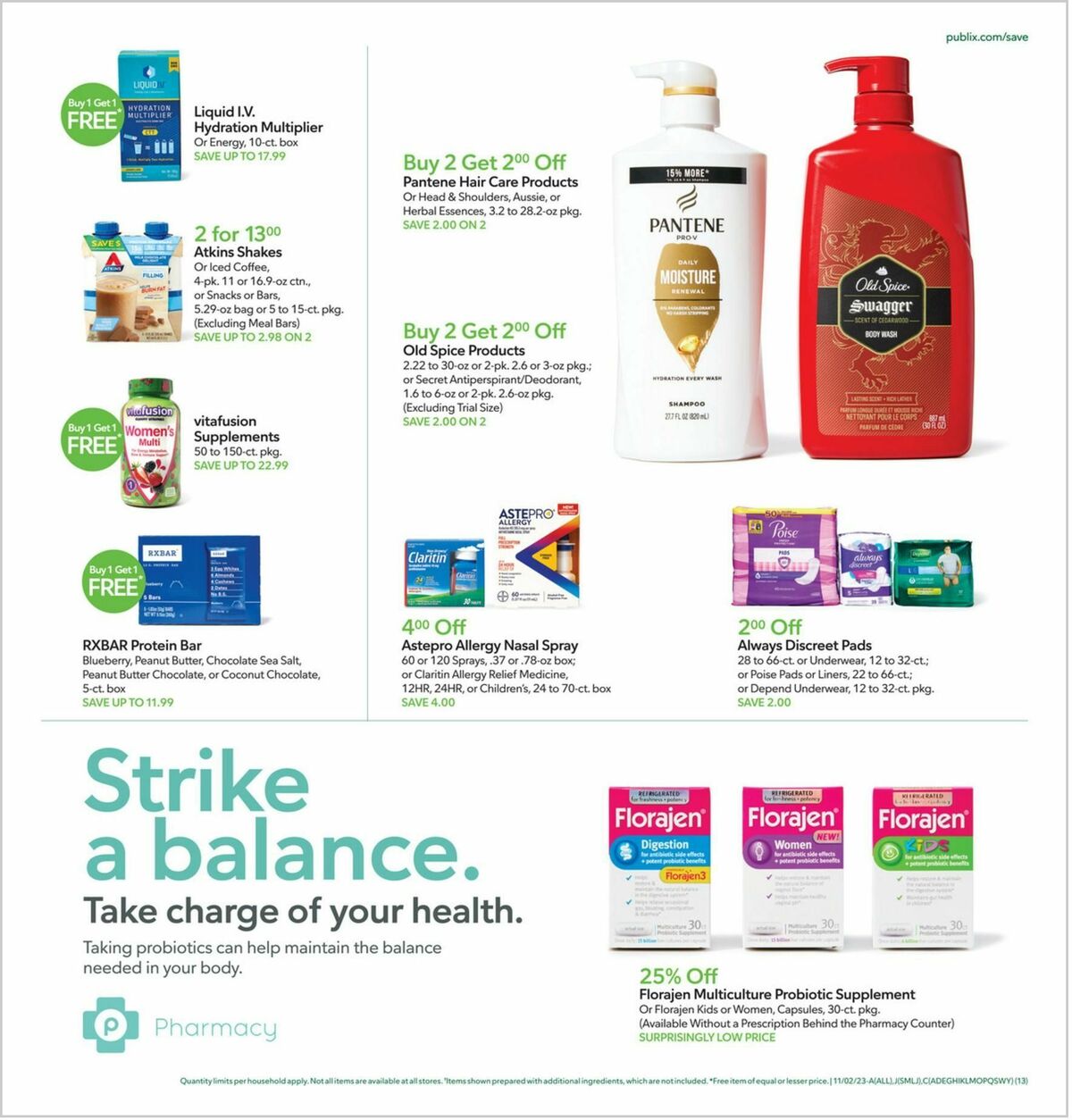 Publix Weekly Ad from November 1