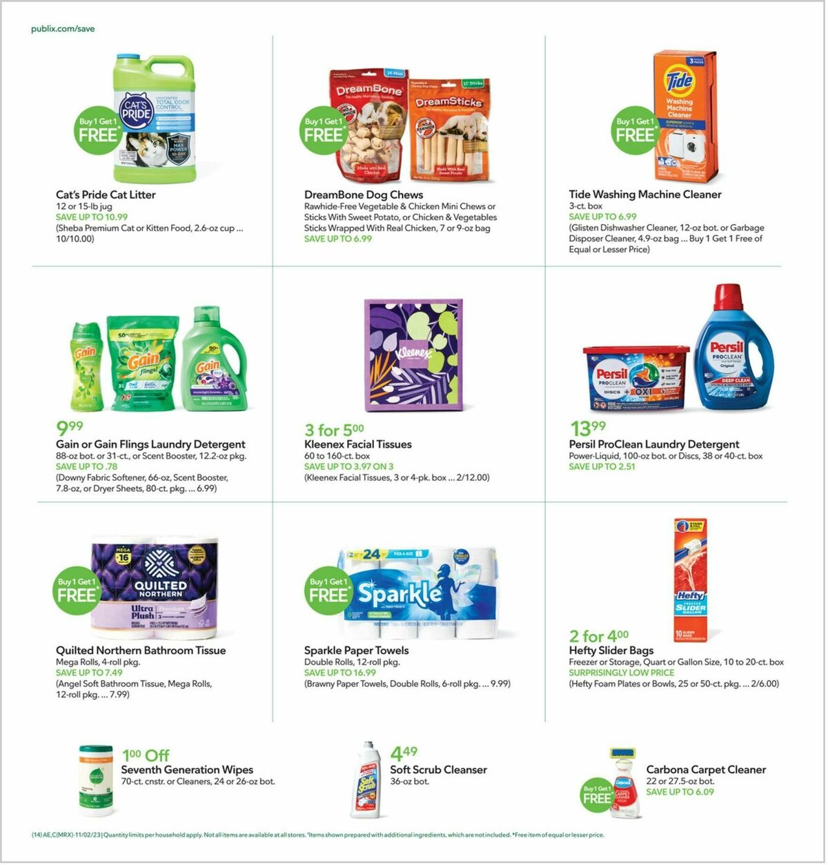 Publix Weekly Ad from November 1
