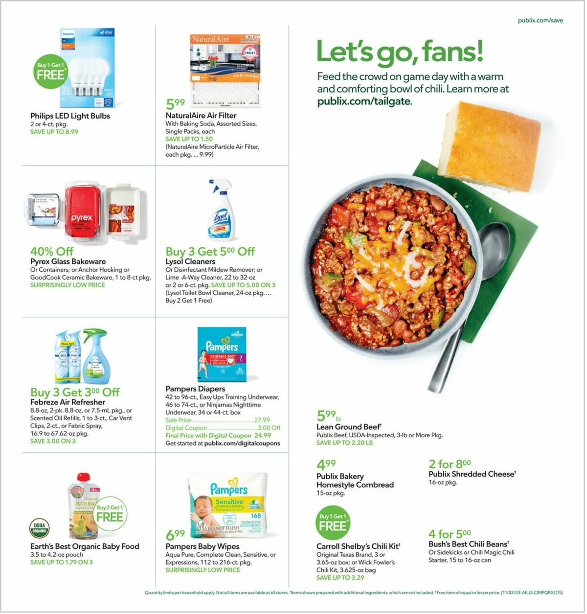 Publix Weekly Ad from November 1