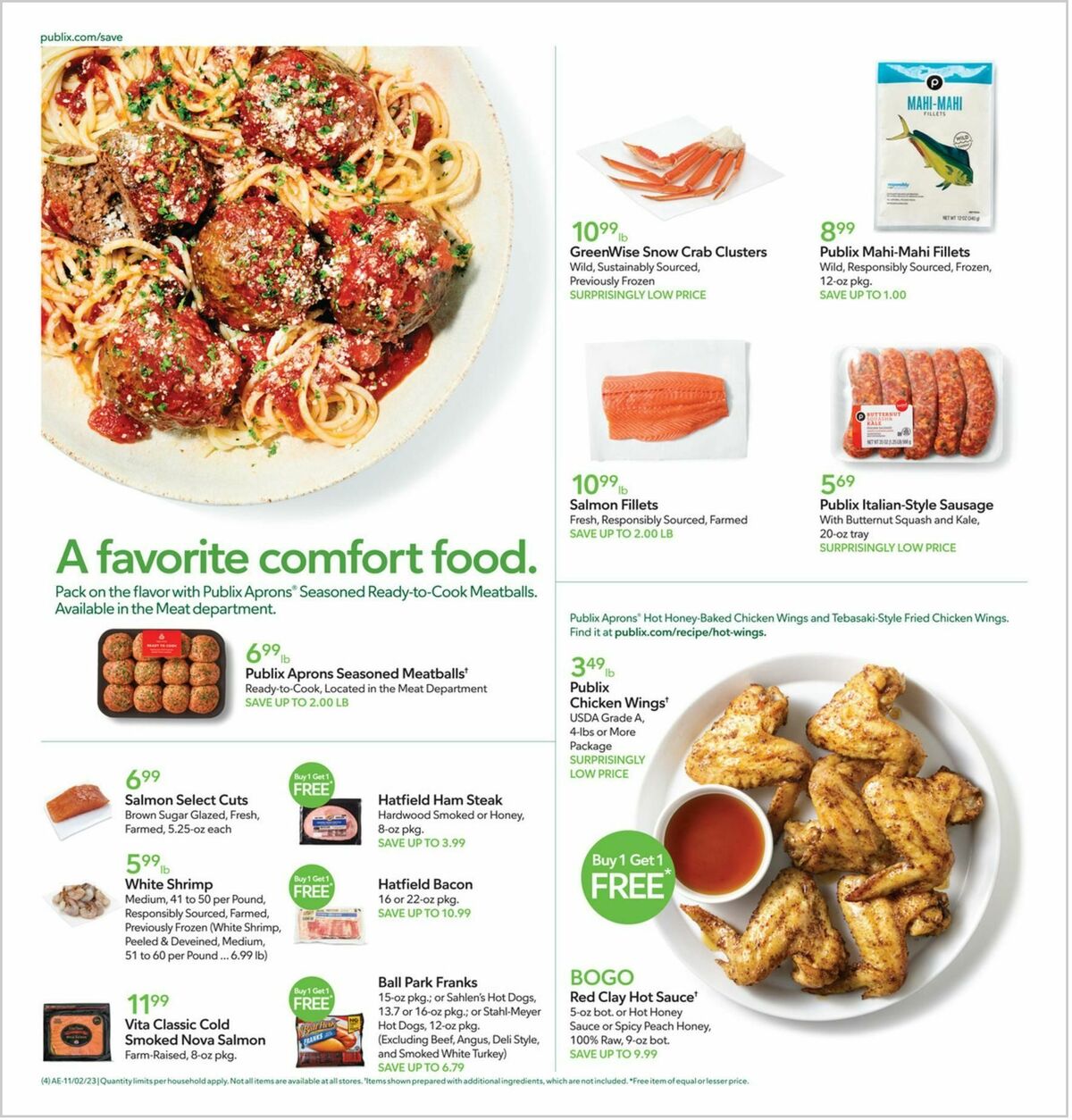 Publix Weekly Ad from November 1