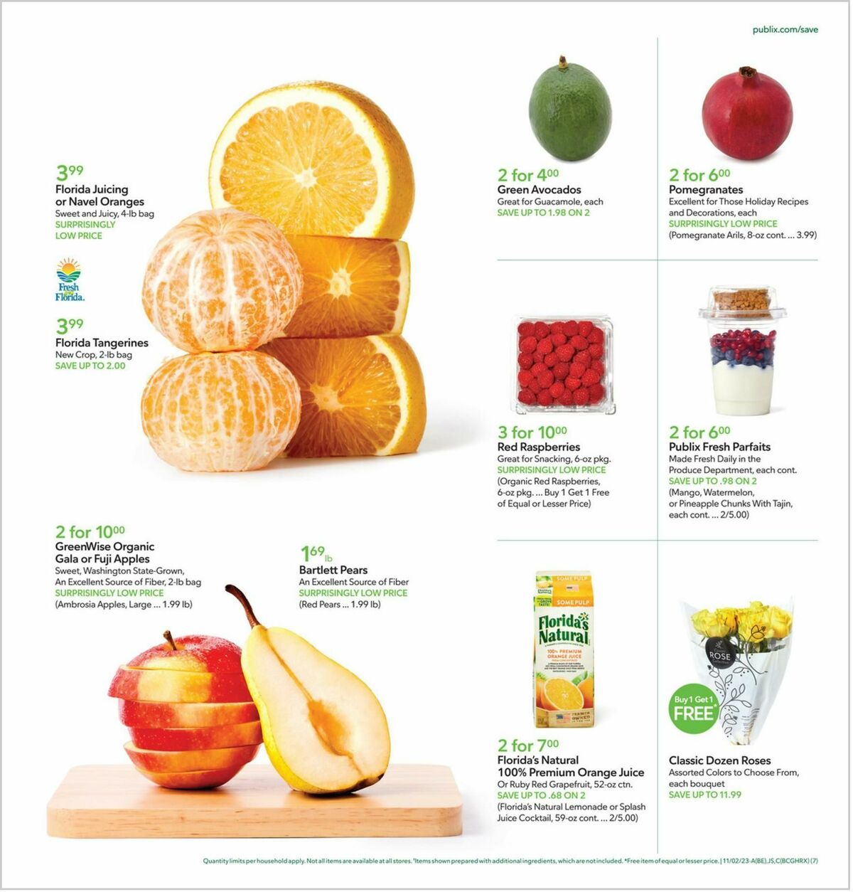 Publix Weekly Ad from November 1