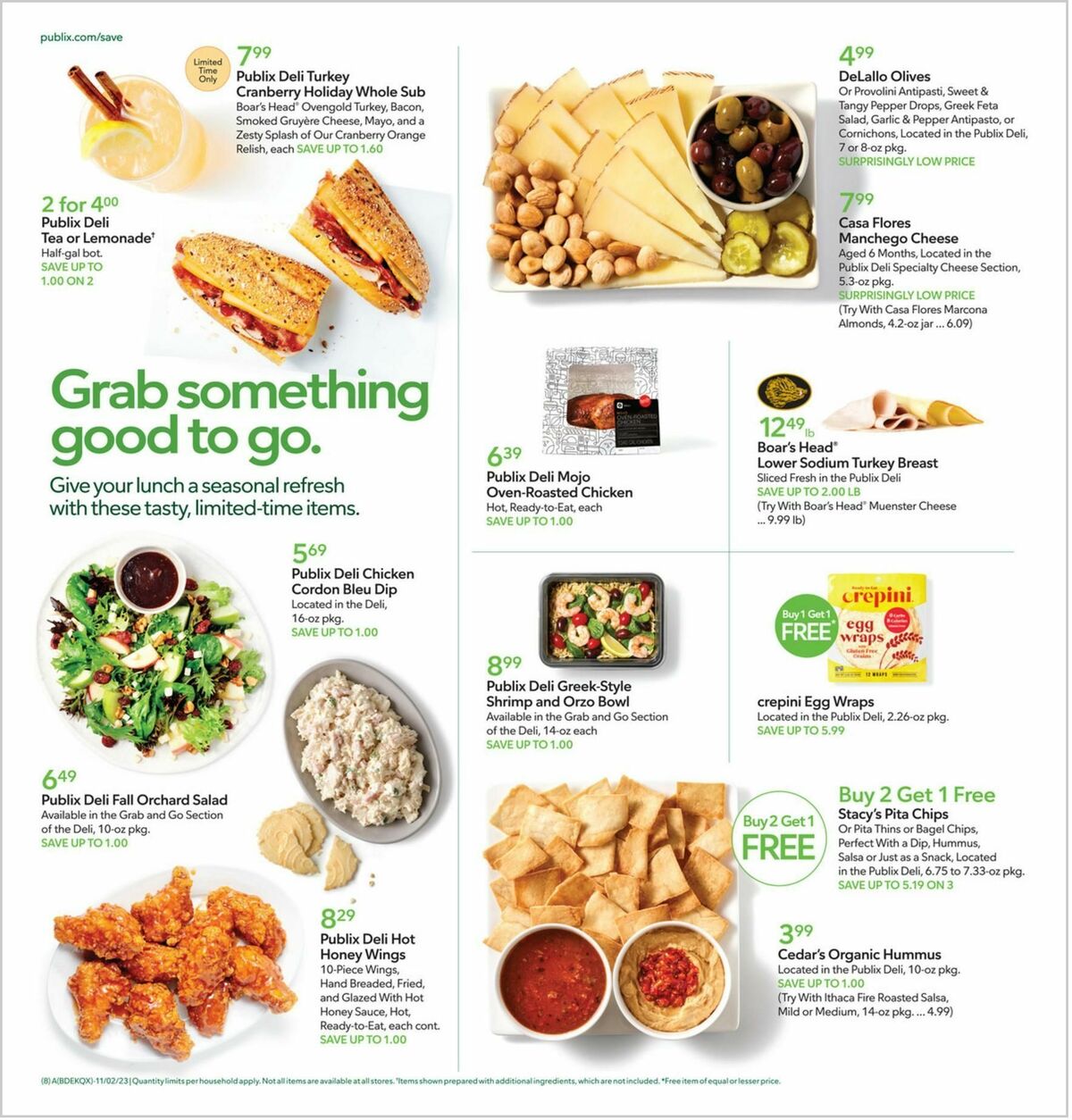 Publix Weekly Ad from November 1