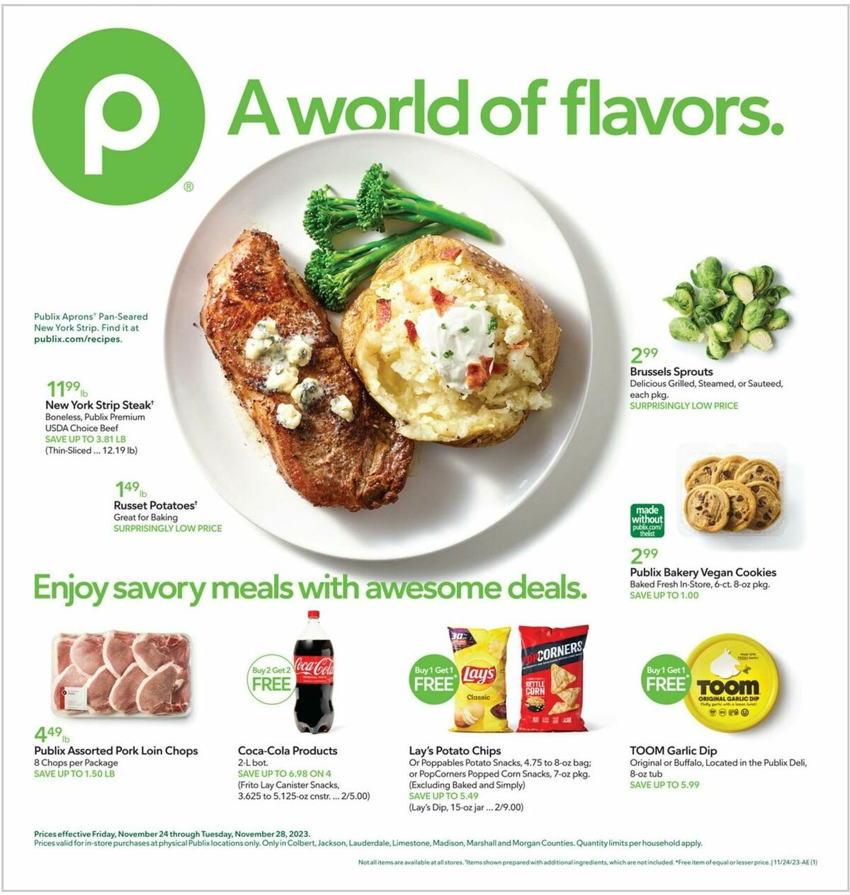 Publix Weekly Ad from November 24