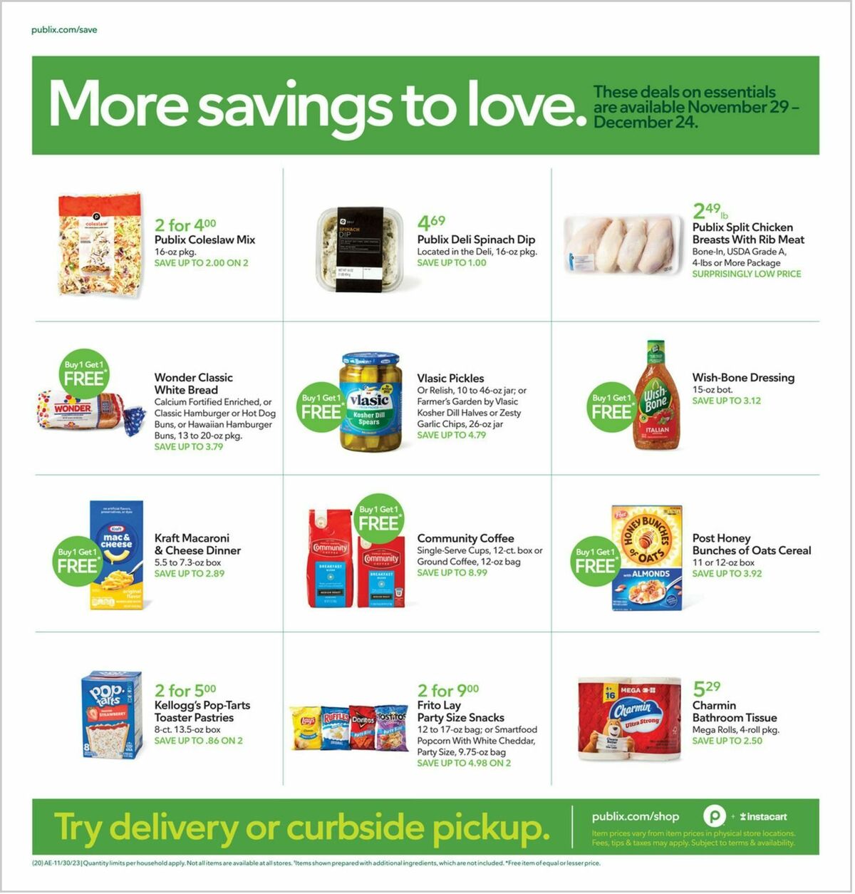 Publix Weekly Ad from November 29