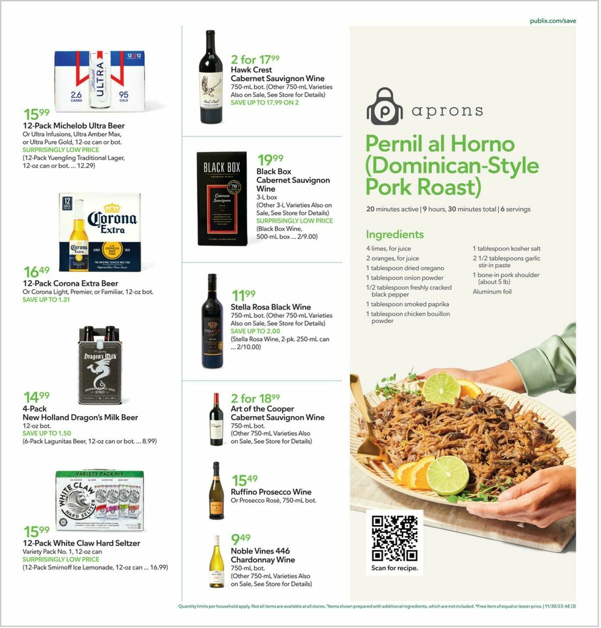 Publix Weekly Ad from November 29