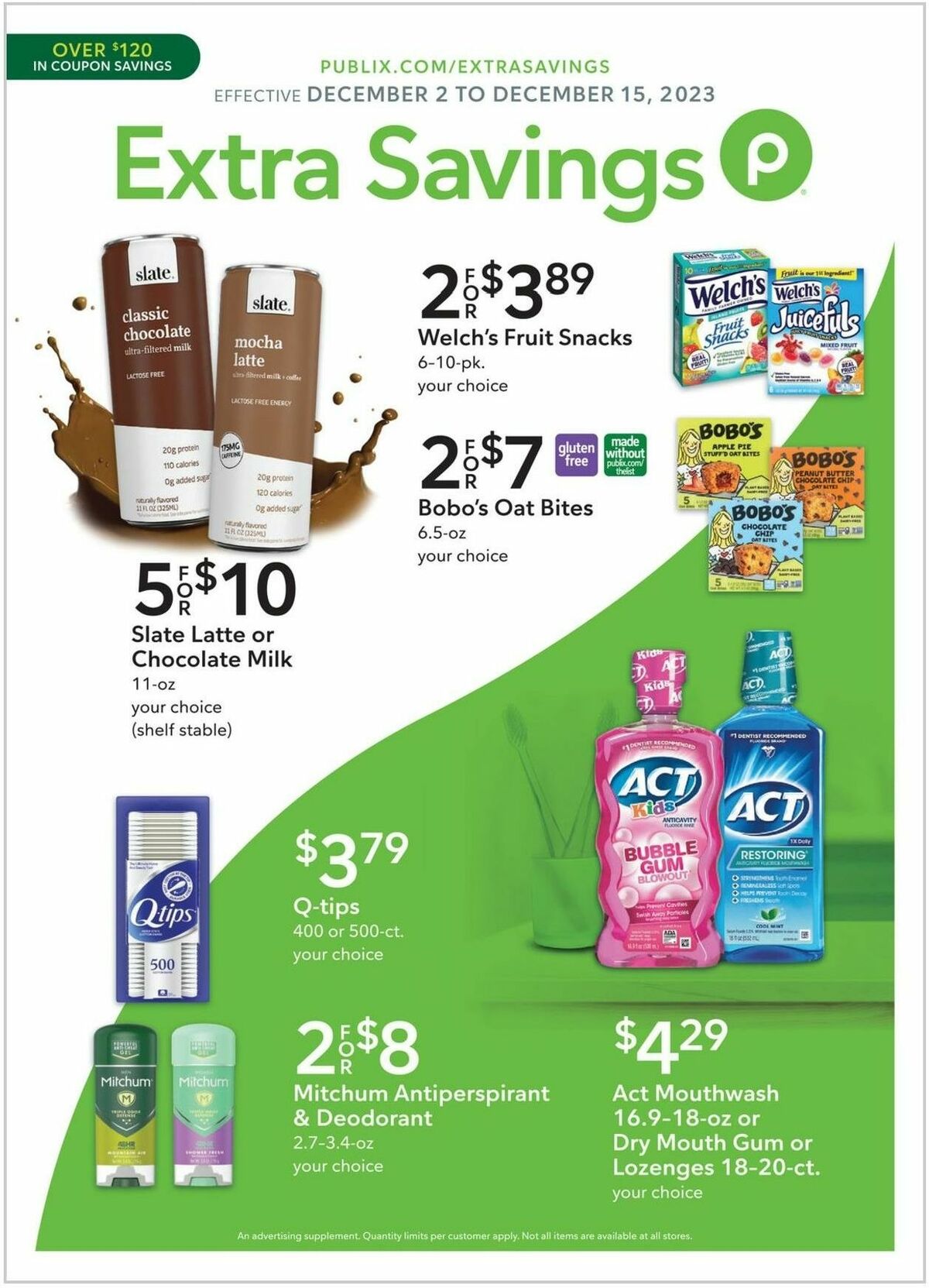 Publix Extra Savings Weekly Ad from December 2