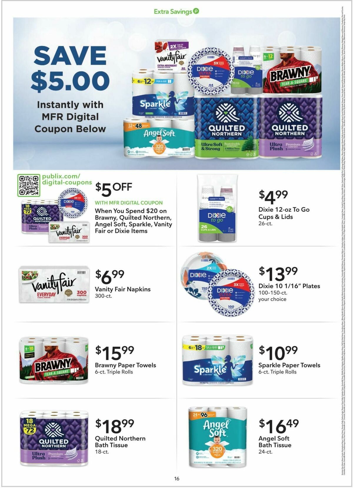 Publix Extra Savings Weekly Ad from December 16