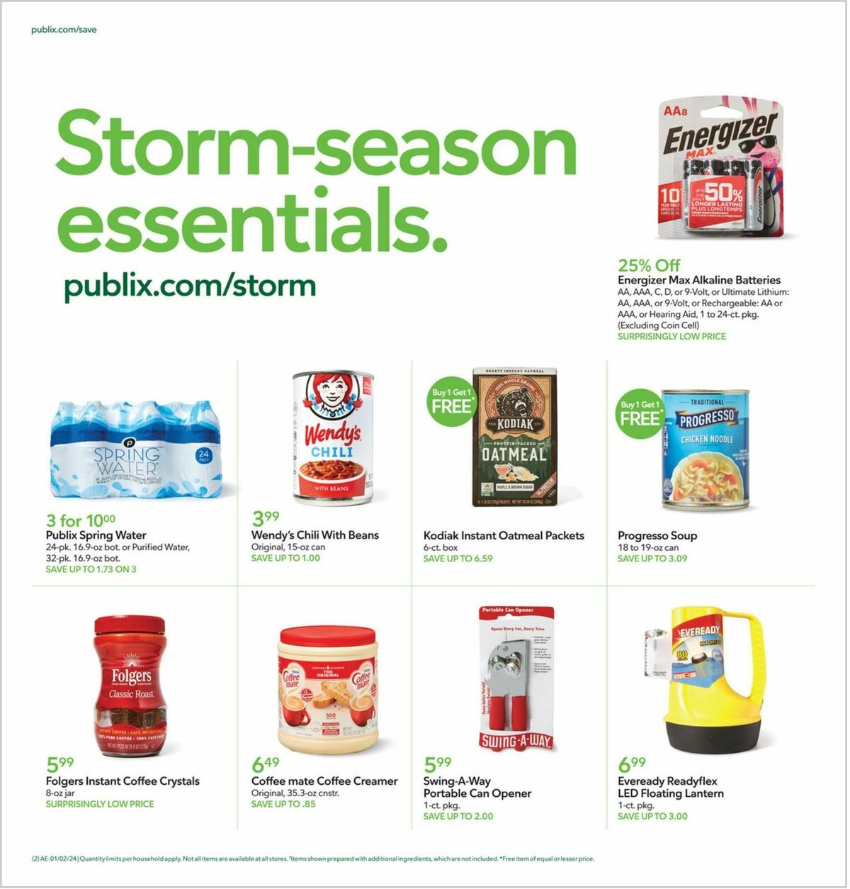 Publix Weekly Ad from January 2