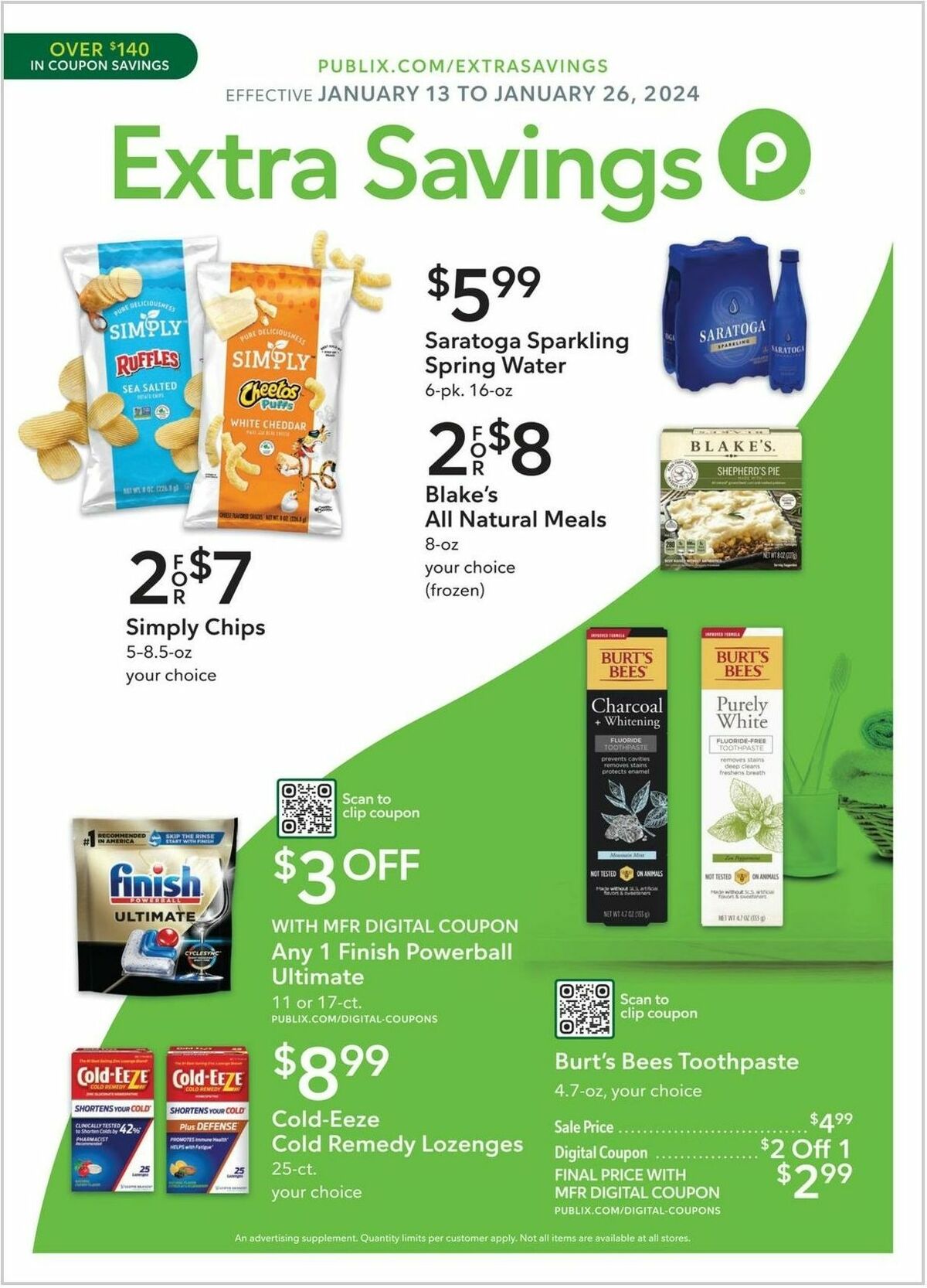 Publix Extra Savings Weekly Ad from January 13