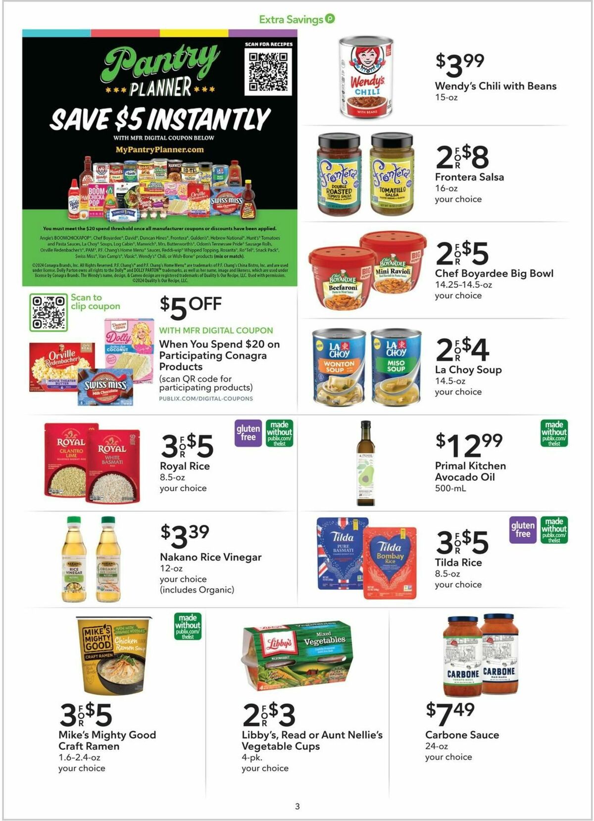 Publix Extra Savings Weekly Ad from January 13