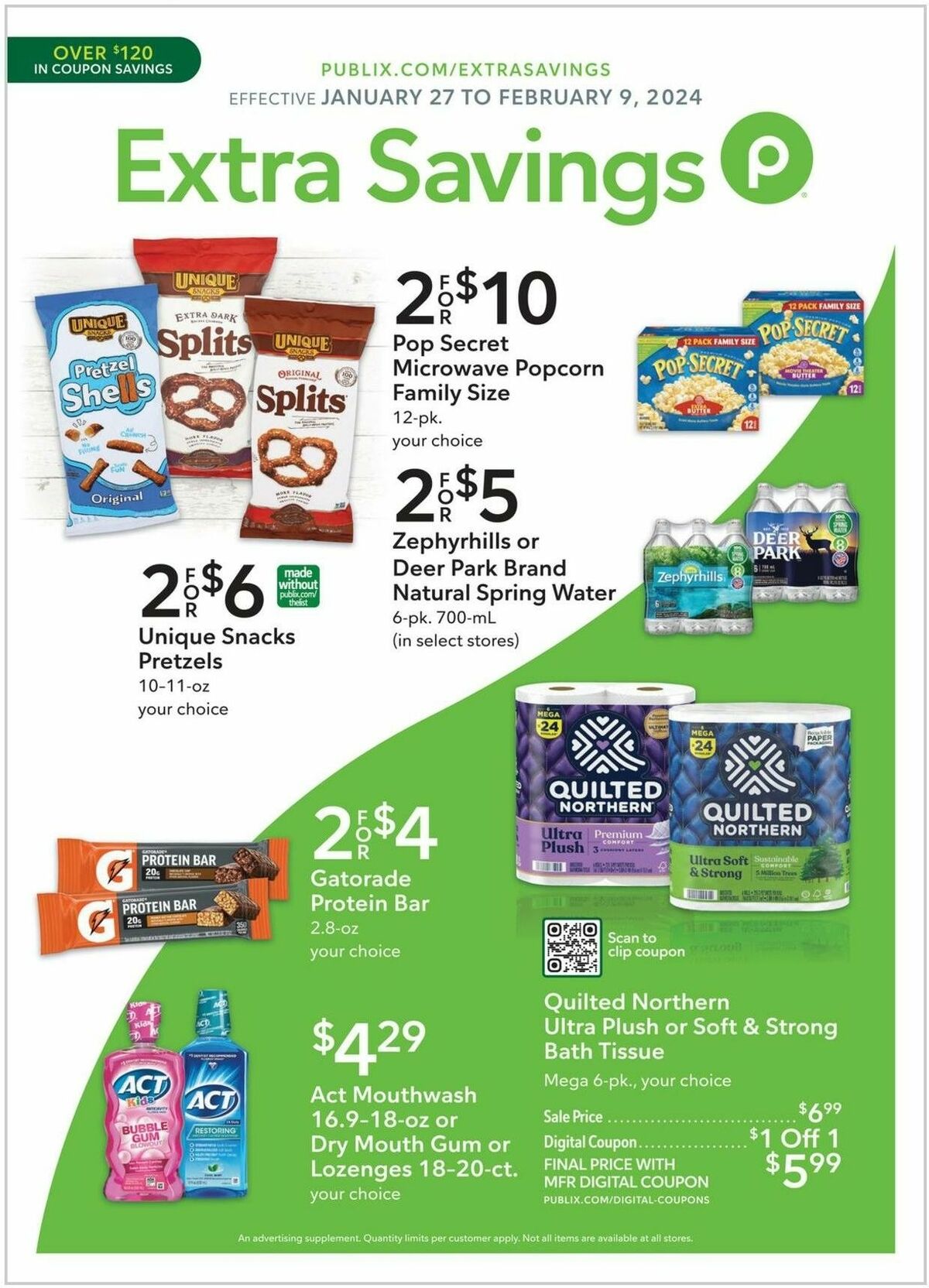 Publix Extra Savings Weekly Ad from January 27