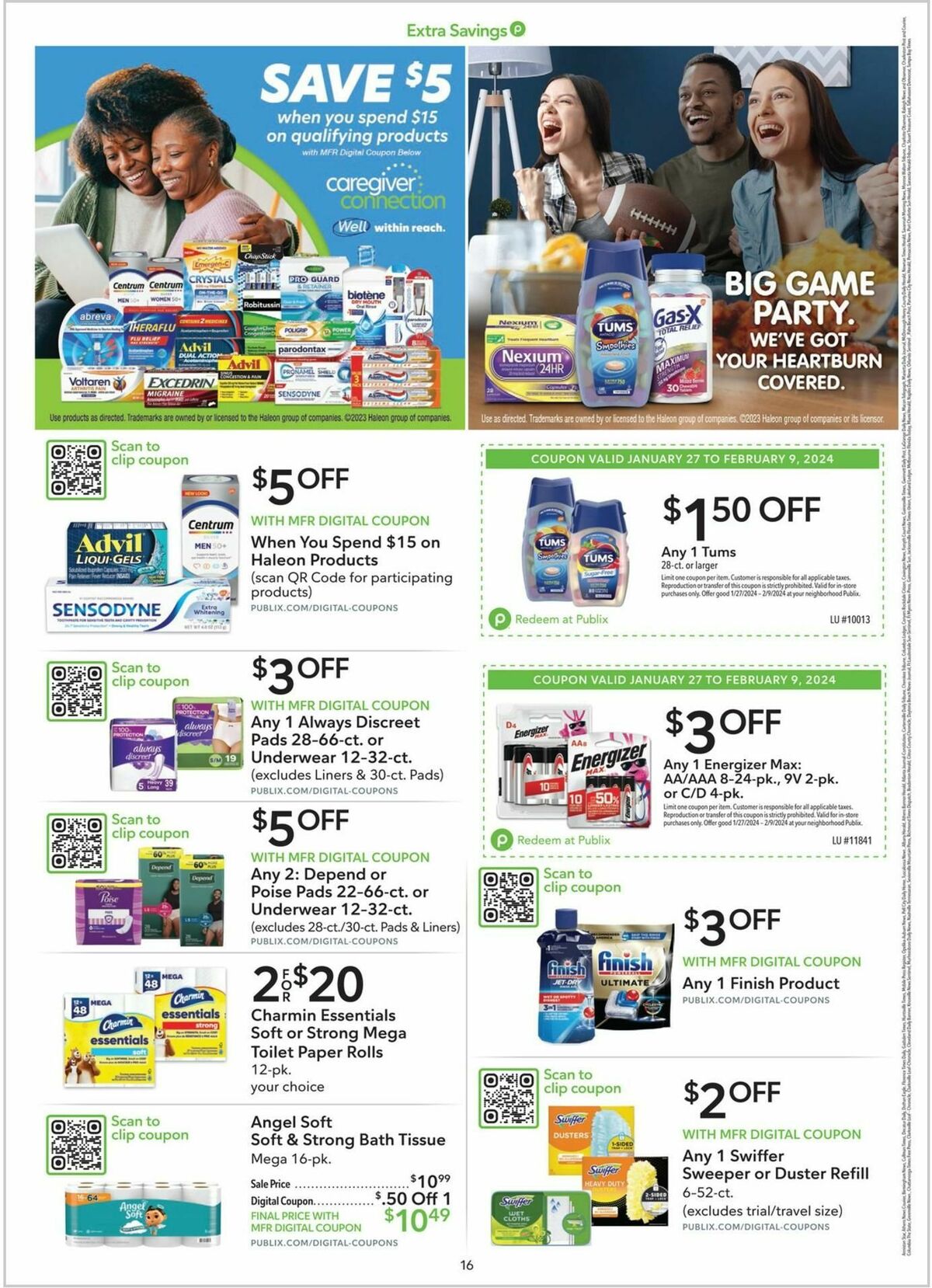 Publix Extra Savings Weekly Ad from January 27
