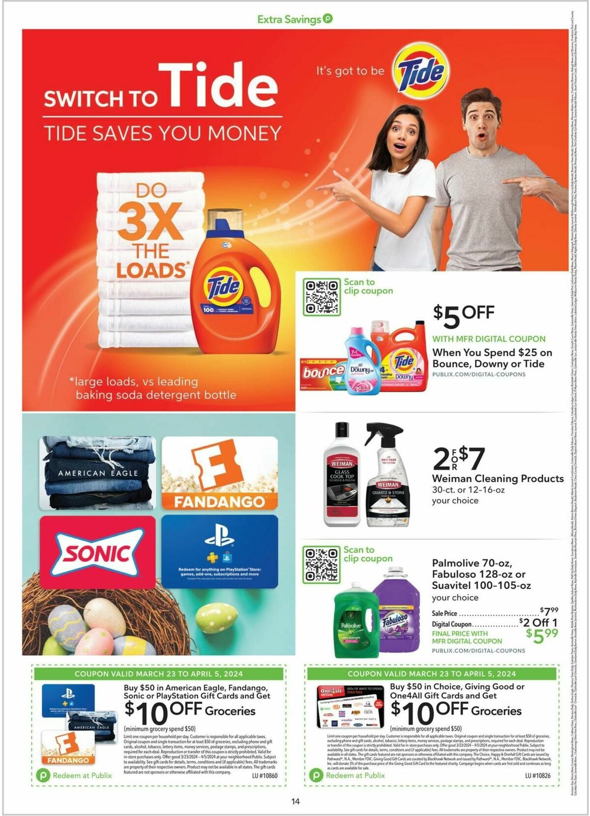 Publix Extra Savings Weekly Ad from March 23