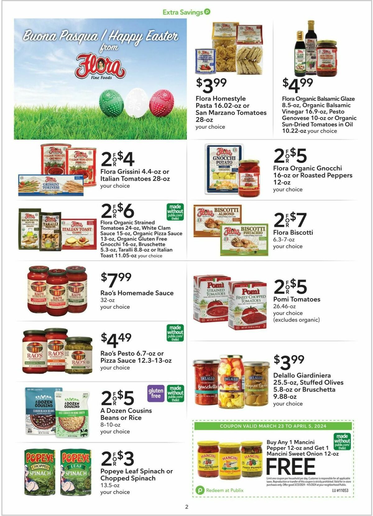 Publix Extra Savings Weekly Ad from March 23