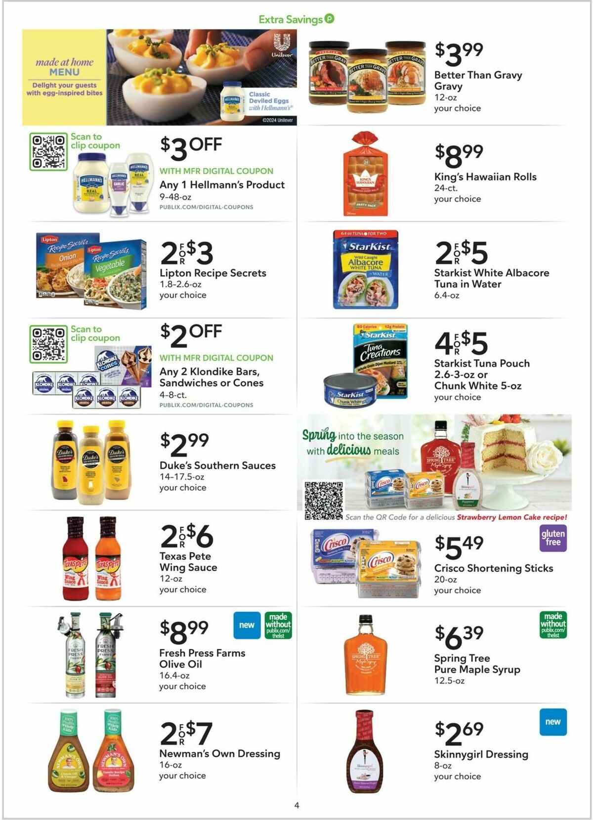 Publix Extra Savings Weekly Ad from March 23