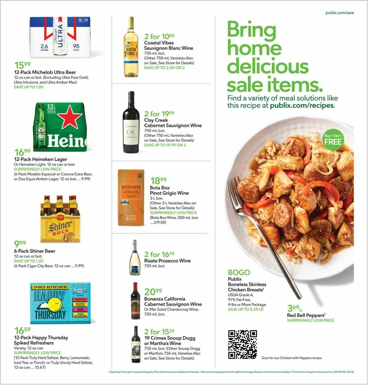 Publix Weekly Ad from April 3