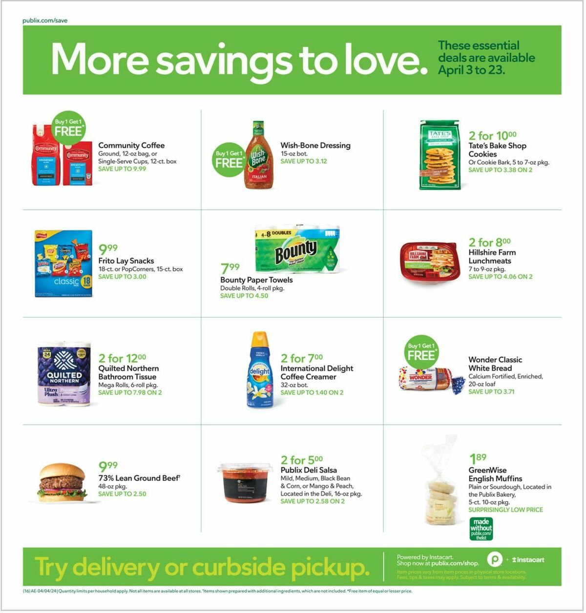 Publix Weekly Ad from April 10