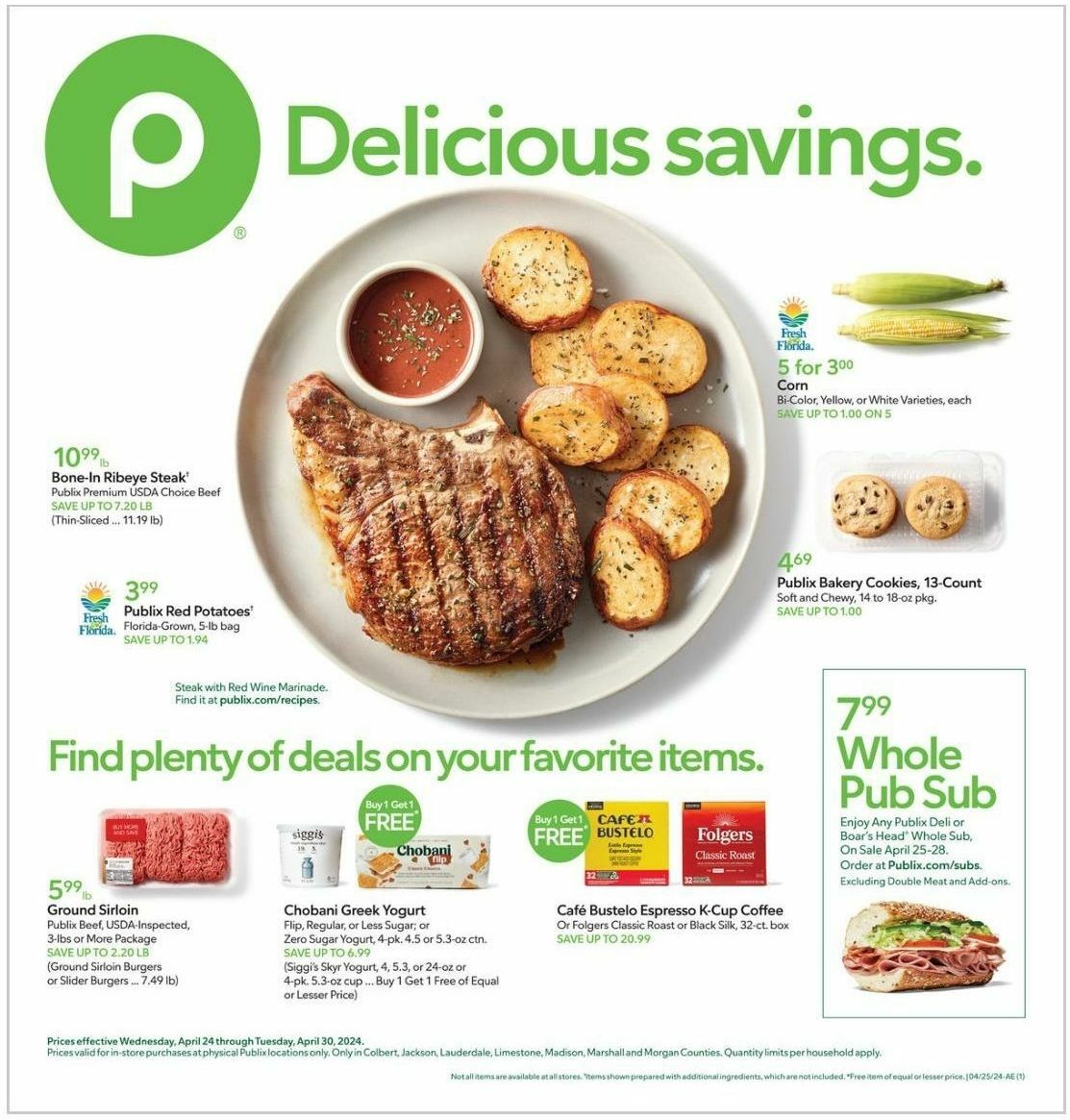 Publix Weekly Ad from April 24