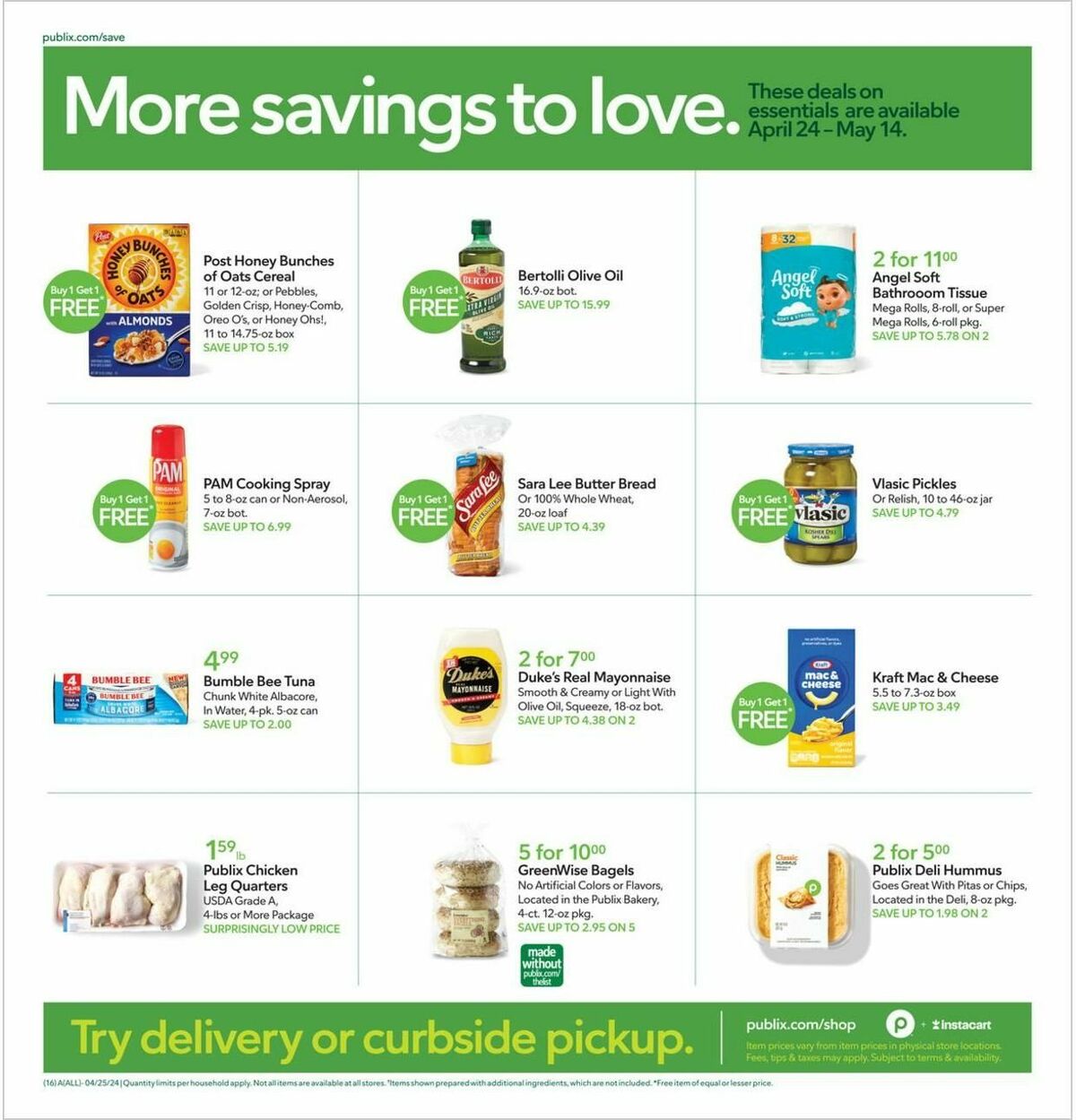 Publix Weekly Ad from April 24
